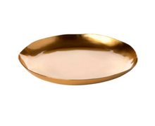 Load image into Gallery viewer, Gilded Gold Candle Plate

