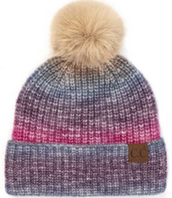 Load image into Gallery viewer, Multi Color Ombre Beanie Assorted

