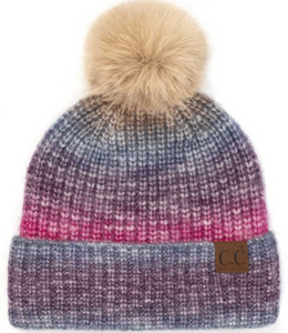 Multi Color Ombre Beanie Assorted